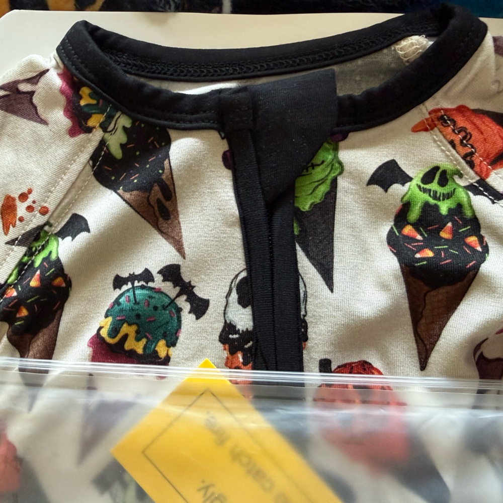 Halloween Ice Cream Print Top